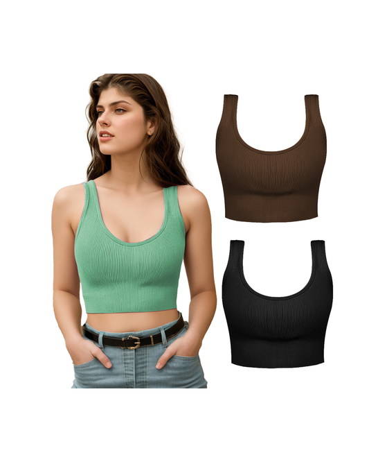 Strappy Back Sports Bra – Breathable, Stylish & Supportive