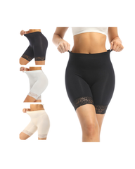 Womens Slip Shorts, Anti-Chafing Tummy ControlPanty Shorts LaceSeamless Undershorts For Dresses & Skirts