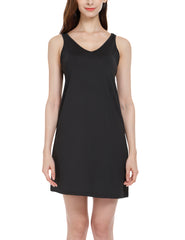 Womens Full Slip Tank Top Dress Slip Sleeveless Under Dress Wide Straps