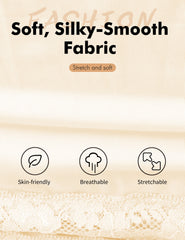 MANCYFIT Pettipant Half Slip for Women Bloomers 12-18" Inseam Wide Leg Lace Pajama Pants