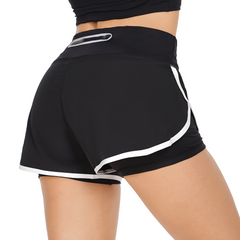 Women's Quick Dry Pants 2-in-1 - Running Shorts Single Side Pocket