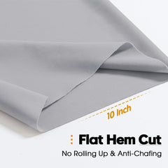 Women's Slip Shorts for Under Dresses Half MidThigh Leggings Smooth Undershorts Fit