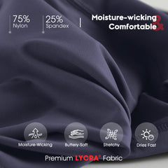 MANCYFIT Biker Shorts for Women High Waist Premium Lycra Yoga Workout Spandex Shorts 13 inch