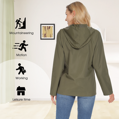 Hooded windbreaker Outdoor sports windproof waterproof mountaineering windbreaker