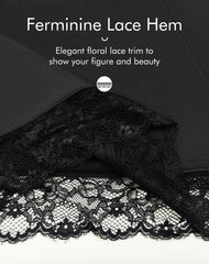 Bloomers for Women Pettipants for Under Dresses Lace Trim Culottes Slip Skirt Half Slip Shorts