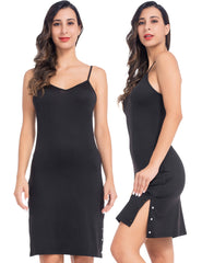 MANCYFIT Nightgowns Mini Dress- 26" Length