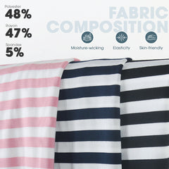 MANCYFIT Full Slip Dress for Women Spaghetti Strap Soft Striped Sleeveless