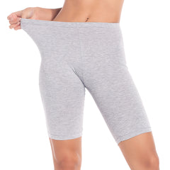 MANCYFIT Short Leggings for Women Slip Shorts Mid Thigh Legging Plus Size Undershorts Flat