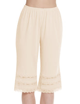 MANCYFIT Pettipant Half Slip for Women Bloomers 12-18" Inseam Wide Leg Lace Pajama Pants