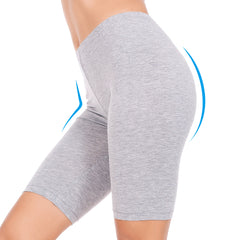 MANCYFIT Short Leggings for Women Slip Shorts Mid Thigh Legging Plus Size Undershorts Flat