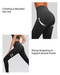 Soft High Waisted Seamless Leggings for Women Tummy Control Yoga Pants