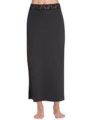 Half Slip for Women Under Dresses Full Length Long Under Skirt with Lace 36"