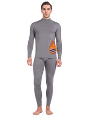 MANCYFIT Thermal Underwear for Men Long Johns Set Fleece Lined Ultra Soft