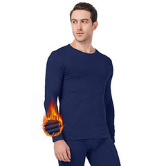 MANCYFIT Mens Thermal Shirts Fleece Lined Top Long Sleeve Compression Base Layer