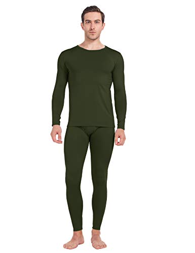 MANCYFIT | Thermal Underwear for Men Long Johns Set Fleece Lined Ultra Soft