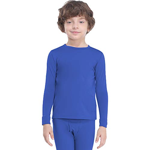 MANCYFIT | Thermal Tops for Boys Fleece Lined Underwear Long Sleeve Undershirts Baselayer
