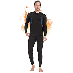 MANCYFIT Thermal Underwear for Men Cold Winter Gear Long Johns Compression Suit Base Layer for Skiing Running