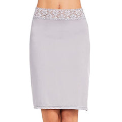 MANCYFIT Half Slips for Women Underskirt Short Mini Skirt with Floral Lace Waistband