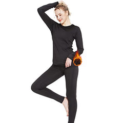 MANCYFIT Thermal Underwear for Women Cold Weather Gear Long Johns Winter Base Layer for Skiing Running