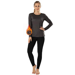 MANCYFIT Thermal Underwear for Women Long Johns Set Fleece Lined Ultra Soft