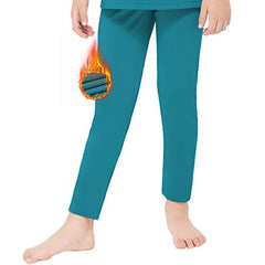 MANCYFIT Thermal Pants for Girls Fleece Lined Leggings Long Underwear Bottoms