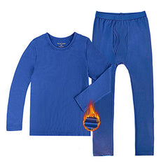 MANCYFIT Thermal Underwear for Boys Fleece Lined Long Johns Set Kids Base Layer Ultra Soft