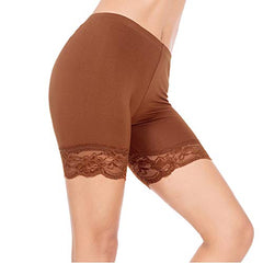 MANCYFIT Slip Shorts for Women Short Leggings Mid Thigh Legging Plus Size Lace Undershorts