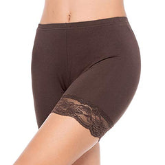 MANCYFIT Slip Shorts for Women Short Leggings Mid Thigh Legging Plus Size Lace Undershorts