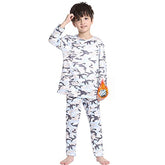 MANCYFIT Thermal Underwear for Boys Fleece Lined Long Johns Set Kids Base Layer Ultra Soft