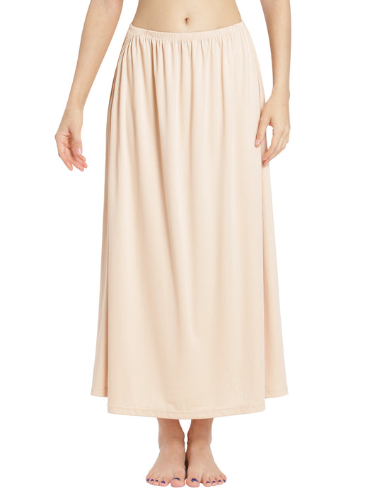 MANCYFIT | Half Slips for Women Long Slip Under Dress Invisible Straps Underskirt for Dresses