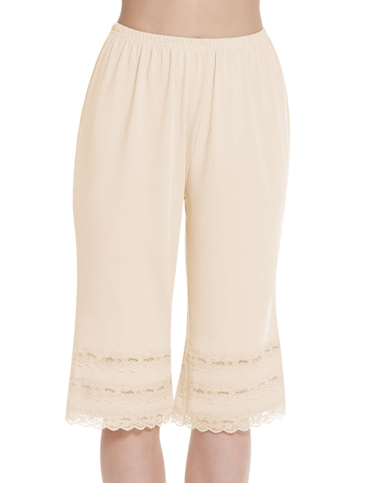 MANCYFIT | Pettipant Half Slip for Women Bloomers 12 | 18" Inseam Wide Leg Lace Pajama Pants