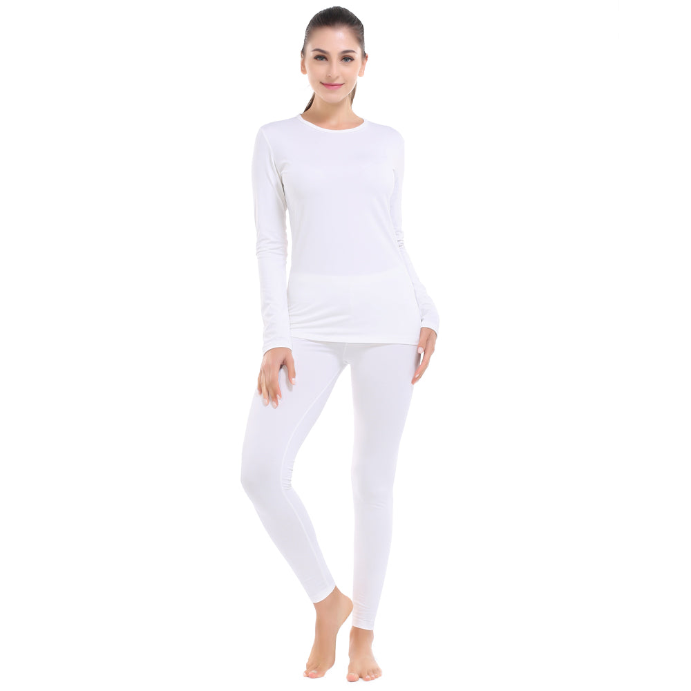 Thermal Underwear for Women Long Johns Set Fleece Lined Ultra Soft