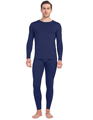 MANCYFIT Thermal Underwear for Men Long Johns Set Fleece Lined Ultra