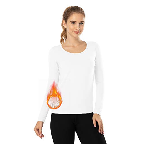 Buy MANCYFIT Thermal Shirts for Women Fleece Lined Tops Long