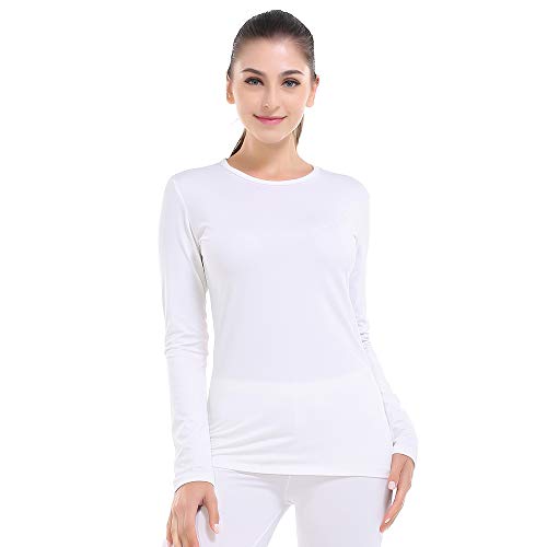 MANCYFIT Thermal Underwear for Women Fleece Lined Tops and Bottoms