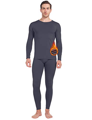 MANCYFIT | Thermal Underwear for Men Long Johns Set Fleece Lined Ultra Soft