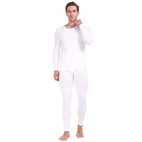 Mens Long Johns Thermal MANCYFIT Thermal Underwear Men Johns Set