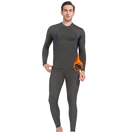 MANCYFIT | Thermal Underwear for Men Cold Winter Gear Long Johns Compression Suit Base Layer for Skiing Running