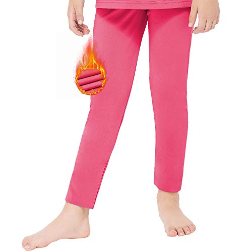 MANCYFIT | Thermal Pants for Girls Fleece Lined Leggings Long Underwear Bottoms